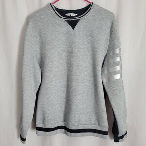 Royal 7even Sweatshirt activewear Men's Medium reflective sleeve gray black EUC